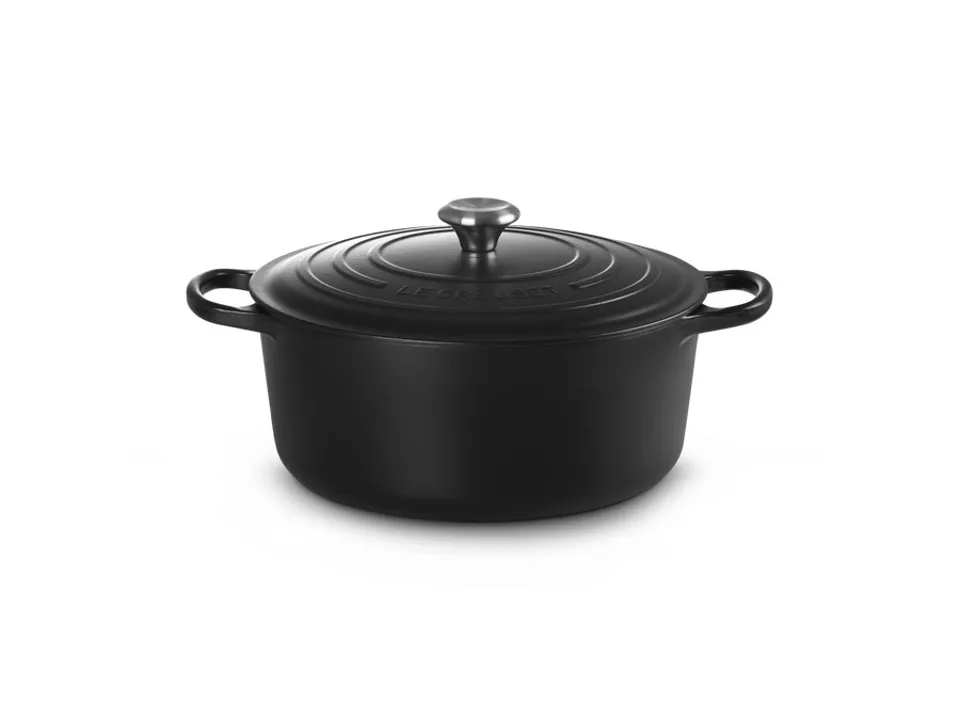 Evolution, cocotte rotonda 30 cm in ghisa vetrificata - nero Offerta Speciale