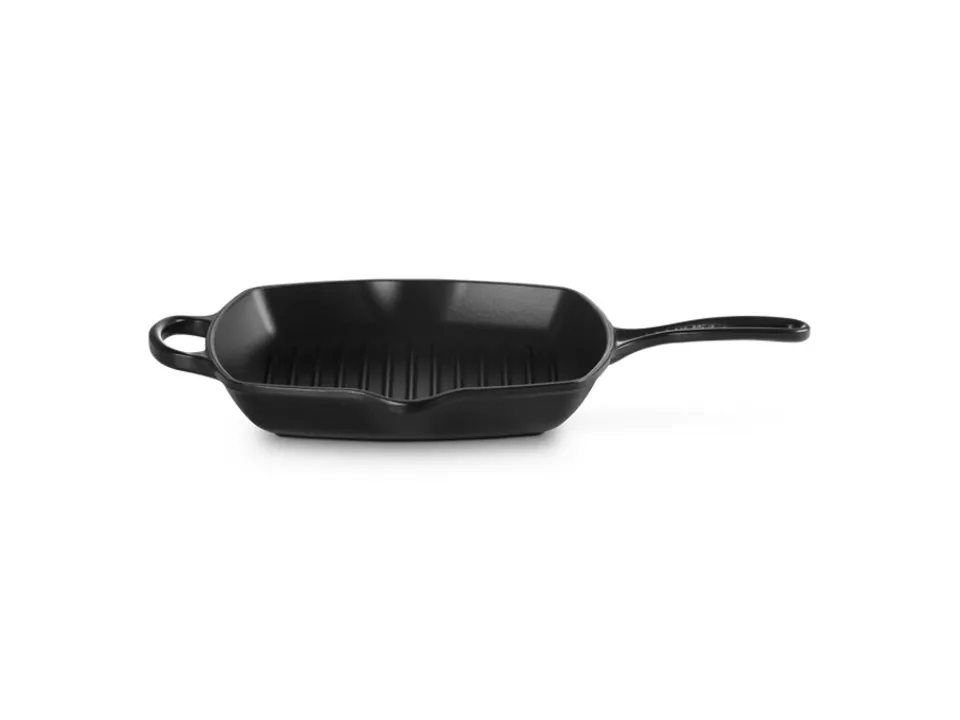 Evolution, bistecchiera skillet quadrata in ghisa vetrificata 26 cm - nero Promo Stagionale