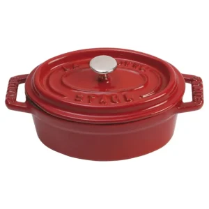 Soddisfatti O Rimborsati Mini cocotte ovale rosso ciliegia, 11 cm