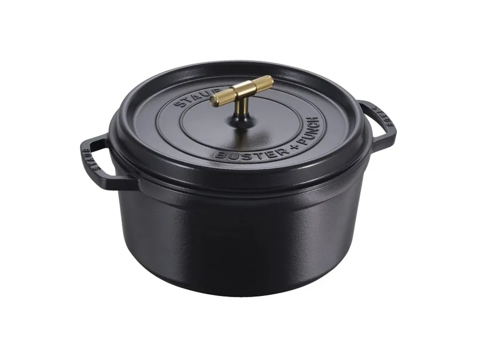Cocotte buster+punch nero/oro, ø 28 cm Offerta