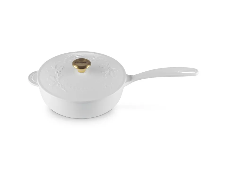 Holly, casseruola con manico lungo in ghisa vetrificata 21 cm - cotton A Buon Prezzo