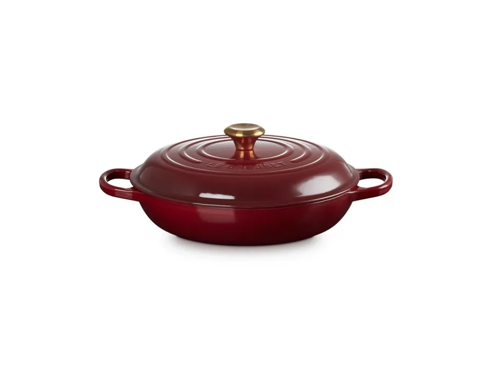 Evolution, tegame basso 30 cm in ghisa - garnet Ultima Occasione