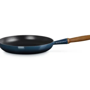 Evolution, padella con manico in legno in ghisa vetrificata 28 cm - nuit Promo Stagionale