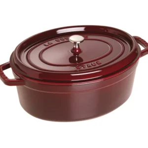 Cocotte ovale rosso granata, 33 cm Ordina Subito