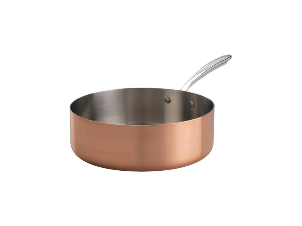 Vendita Finale Casseruola 1907 copper 4 bassa in rame 2.5mm 1 manico - ø 20 cm