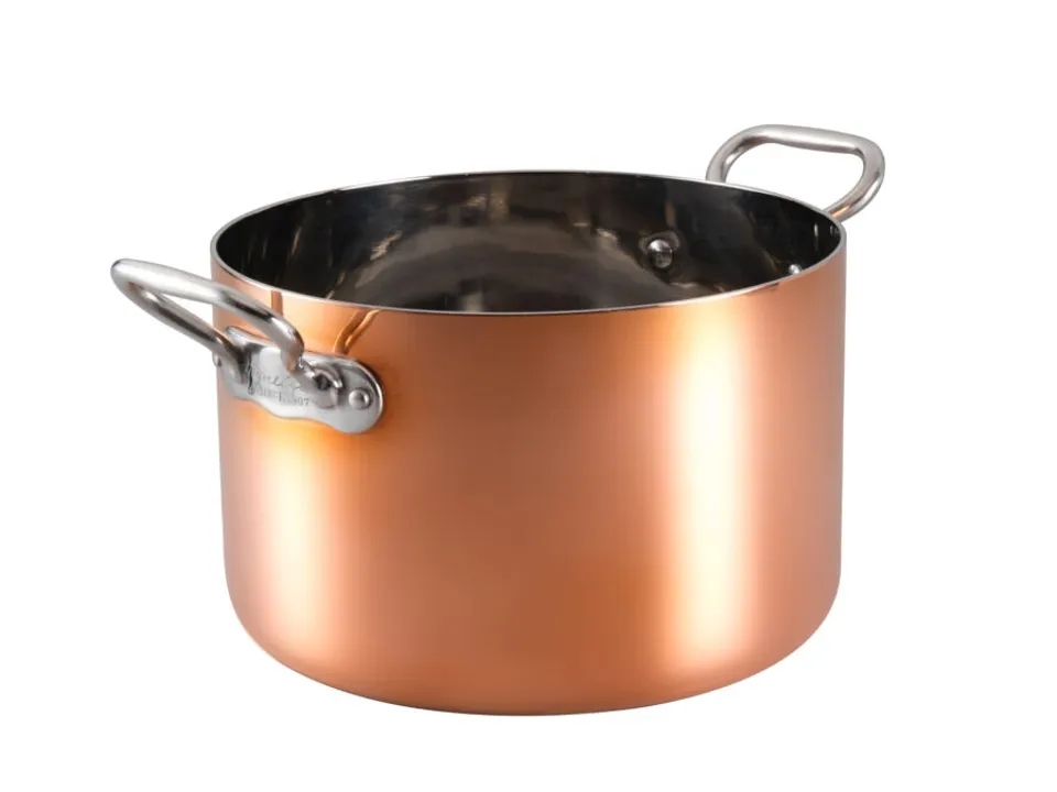 Casseruola 1907 copper 4 alta in rame 2.5mm 2 maniglie - 20 cm Offerta