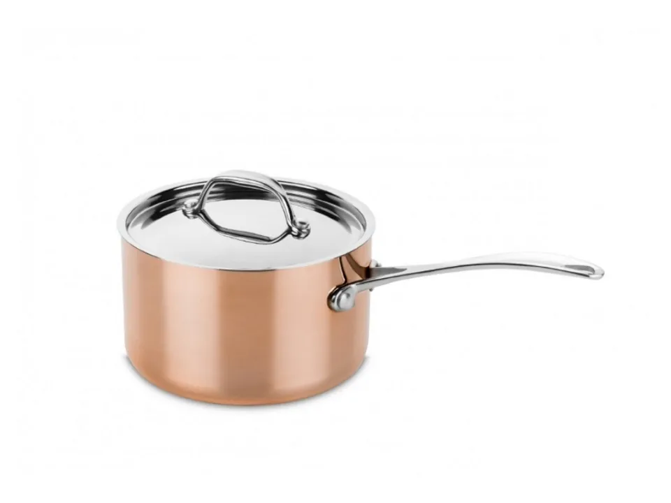 Casseruola fonda 1 manico ø 16 cm con coperchio-collezione toscana Soddisfatti O Rimborsati