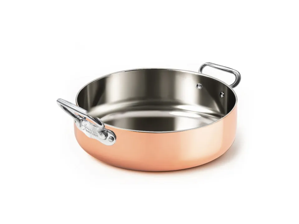 Tegame rondeau 1907 copper4 in rame 2.5mm 2 maniglie, ø 28 cm Acquista Ora