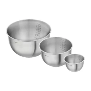 Fresh & save, set 3 ciotole, acciaio inox, grigio Miglior Prezzo