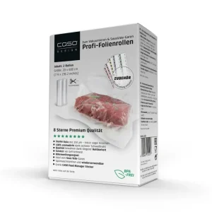 Promo Stagionale 2 rotoli goffrati 8-stelle per barre per sottovuoto - 20x600 cm