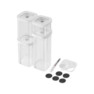 Fresh & save, cube set per sottovuoto, s / 6-pz, trasparente-bianco Scelto Dai Clienti
