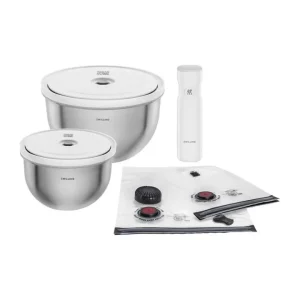 Compra Online Fresh & save, set sottovuoto, in acciaio, grigio
