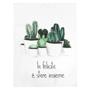 Bestseller Canovaccio lino 50x68 cm, piante grasse