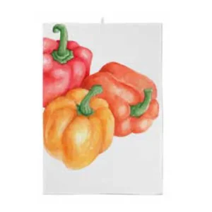 Nuovo Arrivo Canovaccio lino 50x68 cm, bianco peperoni