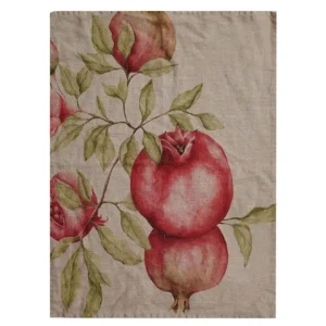 Canovaccio lino 50x68 cm, naturale melograni Offerta Lampo