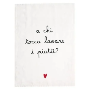 Occasione Imperdibile Canovaccio a chi tocca lavare i piatti? 50x70 cm