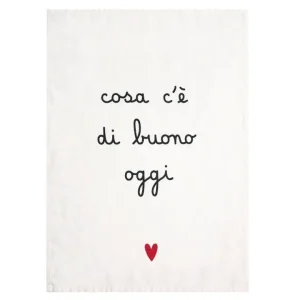 Canovaccio cosa c‘è di buono oggi 50x70 cm Offerta Lampo
