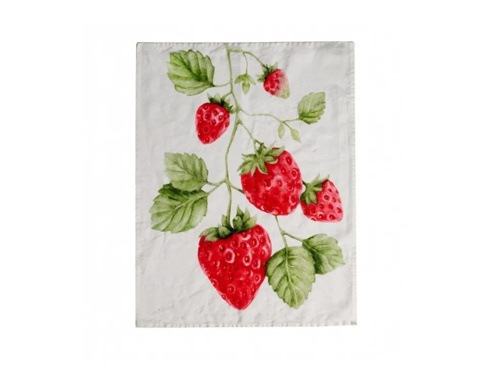 Ultima Occasione Canovaccio lino 50x68 cm, bianco fragole