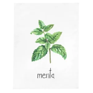 Canovaccio lino 50x68 cm, menta Compra Online