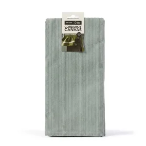 Chevron, canovaccio in cotone verde - 50x70 cm Compra Adesso
