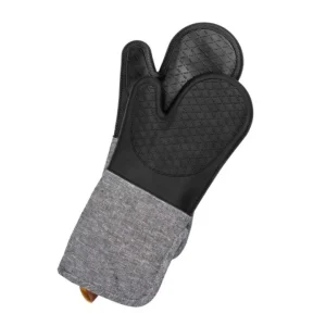 Offerta Del Giorno Guanti da forno silicone ada black, 2 pezzi palmi in silicone
