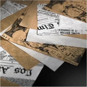 Prezzo Ridotto Cartine antigrasso av.vintage cm. 20x32,5 -500 pezzi