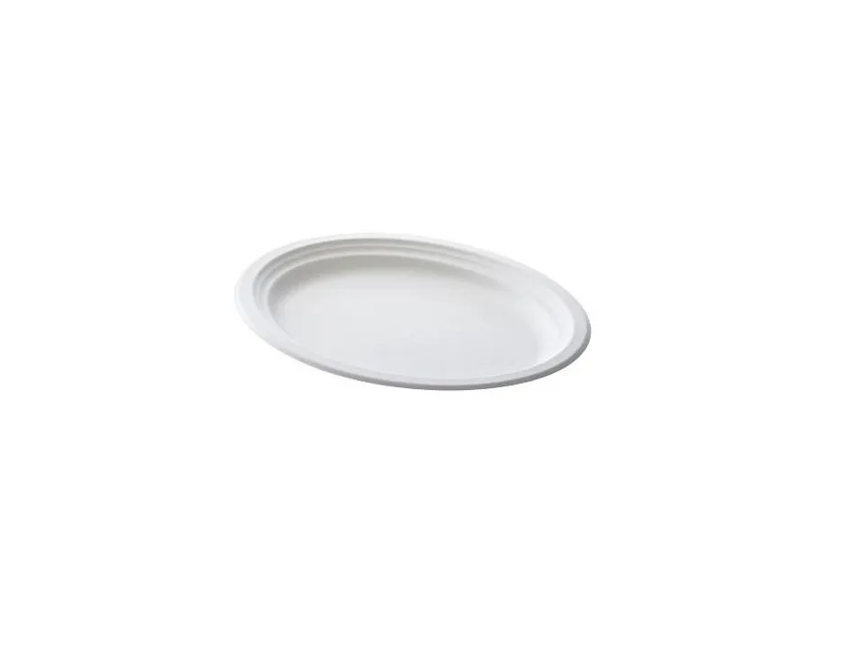 Prezzo Ridotto Piatto bio ovale 26x19 cm, 50 pezzi