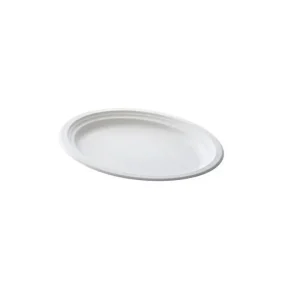 Piatto bio ovale 32x25 cm, 50 pezzi Subito Disponibile