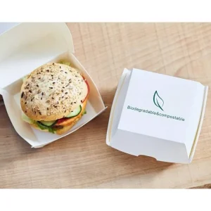Hamburger box in pla, 25 pezzi Novità