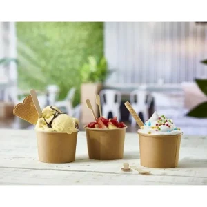 Coppetta gelato havana, 50 pezzi Professionale