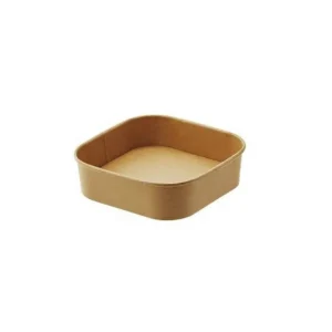 Insalatiera quadrata take away havana 17x17 cm - 24 pezzi Spedizione Espresso