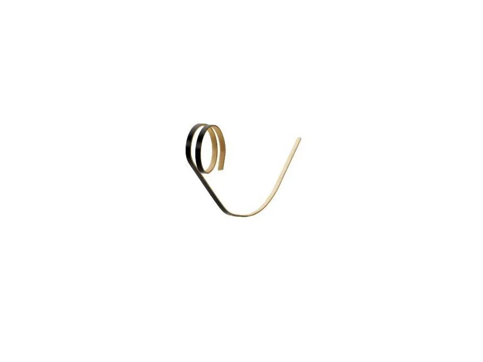 Compra Oggi Stesso Spiedi in bamboo curvi neri con ricciolo 12 cm - 100 pezzi