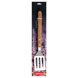 Nuovo Arrivo Ferraboli - Paletta Barbecue in Acciaio Inox con Manico in Legno da 39 cm