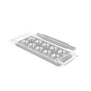 Marcato - Ravioliera tablet manuale argento con mattarello Prezzo Basso