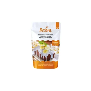 Decora - Zucchero Fondente in Polvere per Glasse 500 g Vendita Finale