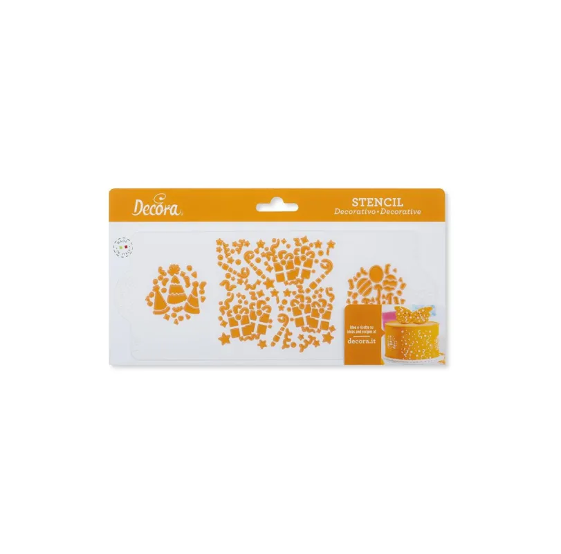 Ultima Occasione Decora - Stencil per Torte Party 25 Cm