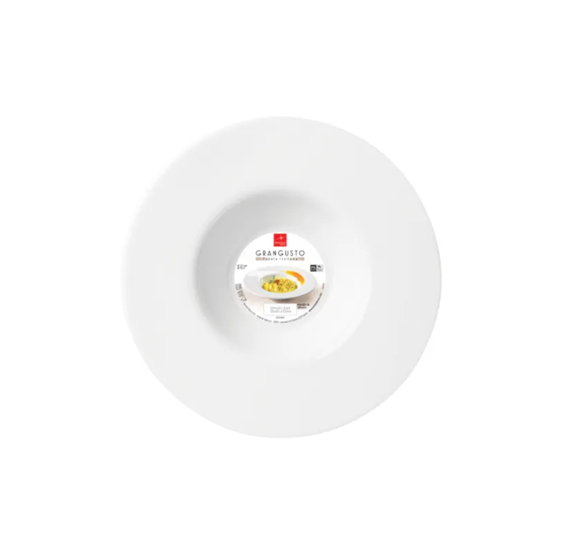 Occasione Bormioli - Piatto Risotto Tondo Grangusto in Vetro Temperato Opale 27 cm