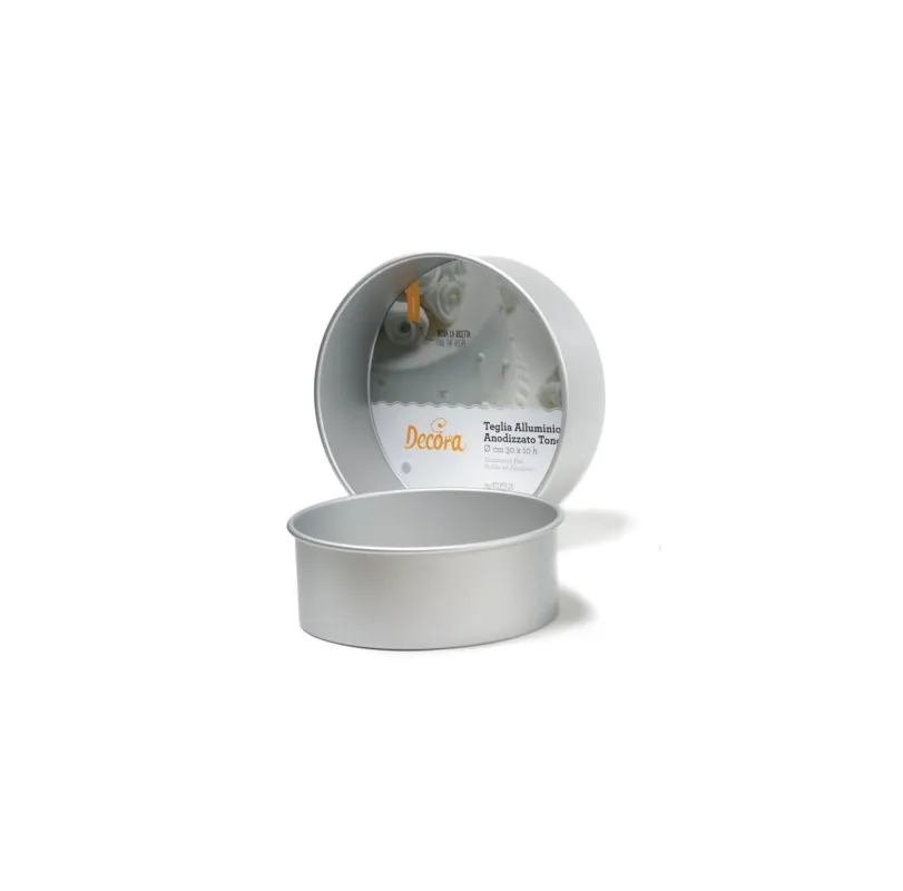 Miglior Prezzo Decora - Teglia Tonda Professionale in Alluminio Anodizzato diametro 35 x 10 cm