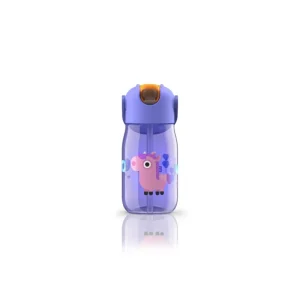 Zoku - Borraccia Bottiglia Bimbo con Flip Cannuccia Colore Viola 400 ml Prezzo Conveniente