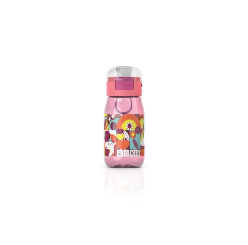 Zoku - Borraccia Bottiglia Bimbo con Flip Cappuccio Colore Rosa 475 ml Miglior Prezzo
