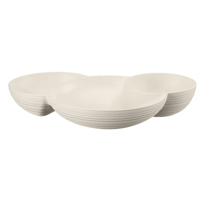 Guzzini - Antipastiera Tierra ‘Made for Nature‘ Bianco Latte Reso Gratuito