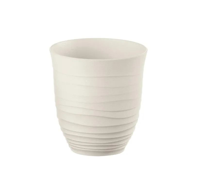 Sconto Guzzini - Bicchiere Basso Tierra ‘Made for Nature‘ 350 ml Bianco Latte