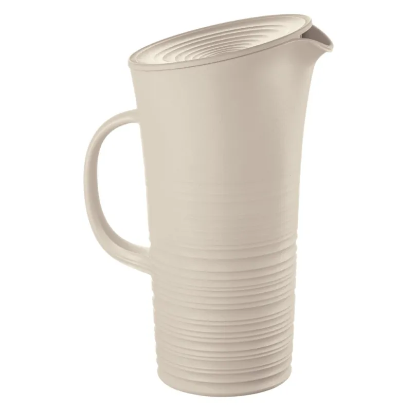 Guzzini - Caraffa con Coperchio Tierra ‘Made for Nature‘ 1,8 litri Argilla Prezzo Ridotto