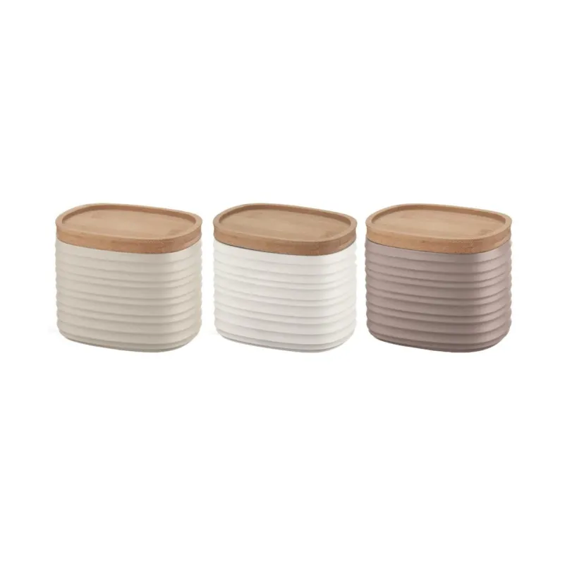 Guzzini - Set 3 Barattoli Contenitori S Tierra ‘Made for Nature‘ Reso Gratuito