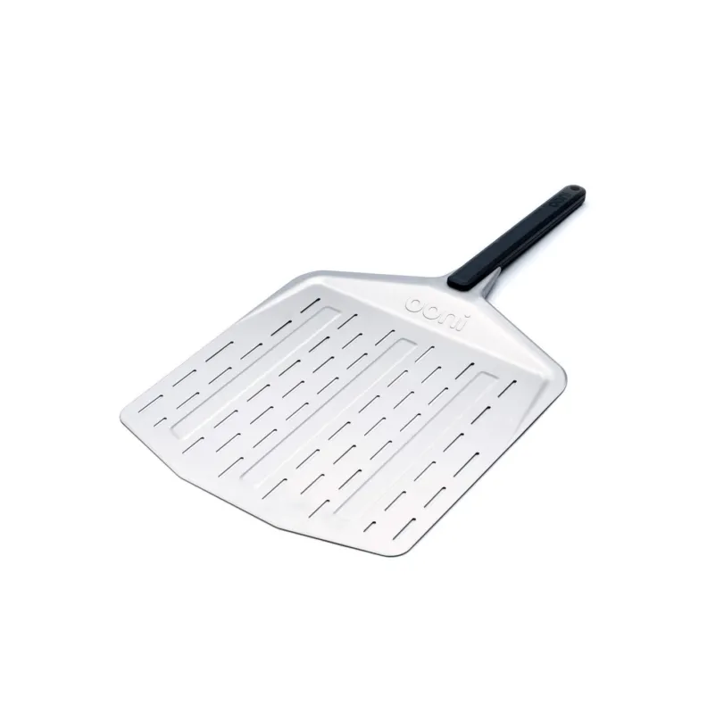 Ooni - Pala Forata per pizza in alluminio anodizzato 36 cm con manico Subito Disponibile