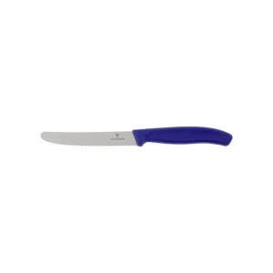 Victorinox - Coltello da Tavola Ondulato Swiss Classic Manico Blu Miglior Prezzo