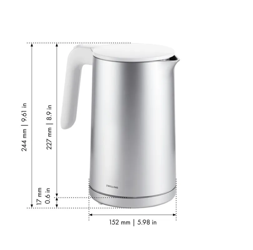 Zwilling - Bollitore Elettrico Acqua Calda Enfinigy 1,5 litri Offerta Speciale