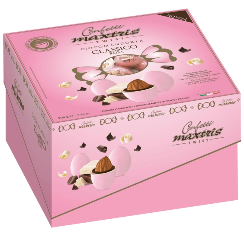 Acquista Ora Maxtris - Ciocomandorla classico rosa 500g senza glutine