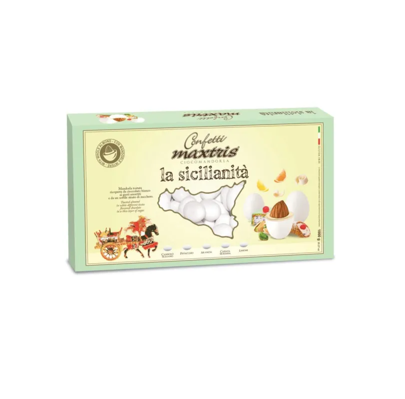 Spedizione Espresso Maxtris - Confetti ciocomandorla la sicilianità 1 kg senza glutine