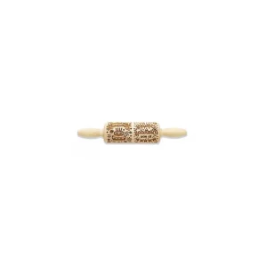 Promozione Folkroll - Mattarello Piccolo in Legno Decoro Happy Birthday